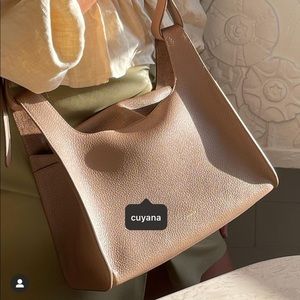 Cuyana Double Loop Leather Bag